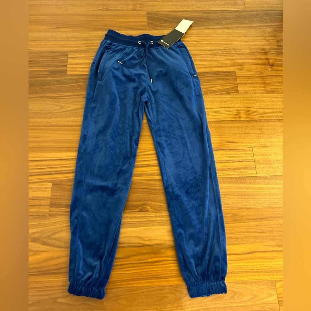 Blue men’s velour very soft pants